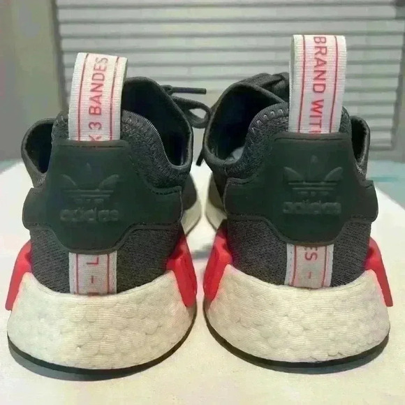 👟 Adidas NMD_R1 ‘Grey Red’ Men’s - Picture 4 of 5